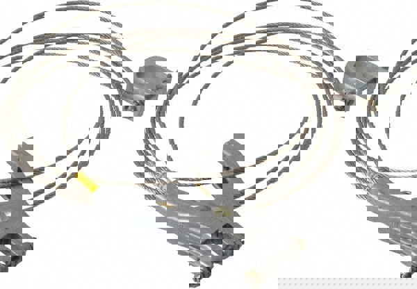 19 AWG, 10 Ft., C-Clamp, Hand Clamp, Grounding Cable with Clamps